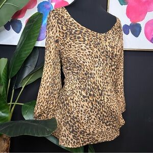 Leopard Print Women's Top